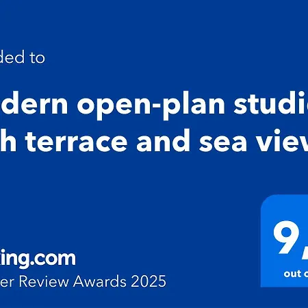 Modern Open-plan With Terrace And Sea View *